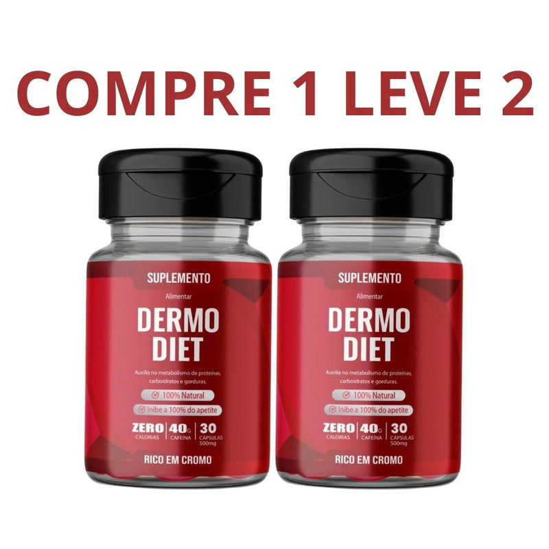 Dermo Diet 60 Cápsulas - Emagrecimento e Perda De Peso + Frete Grátis