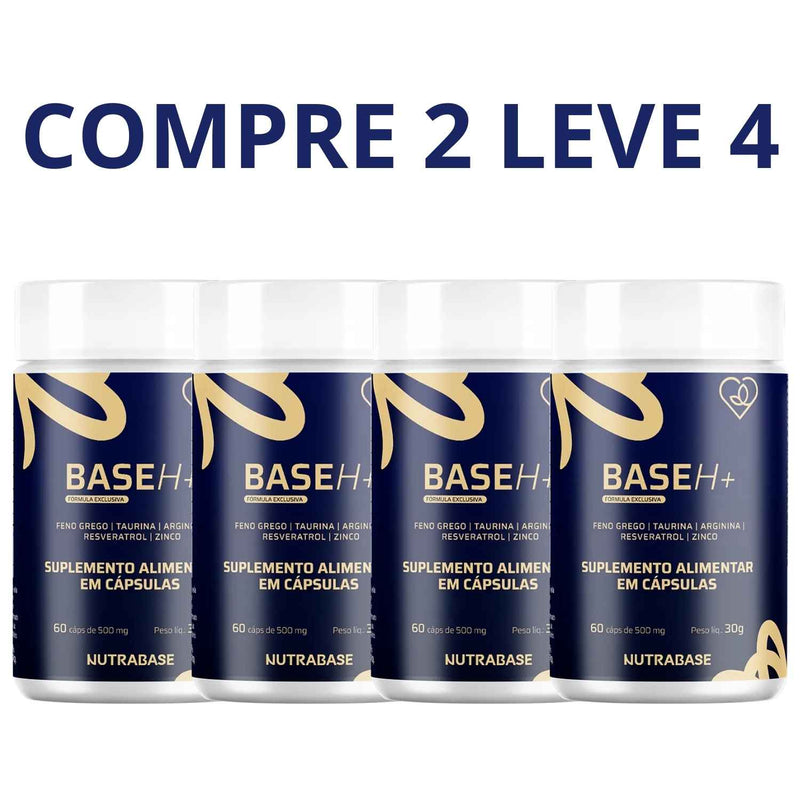 Base H+ 60 Cápsulas - Maior Desempenho e Performance + Frete Grátis